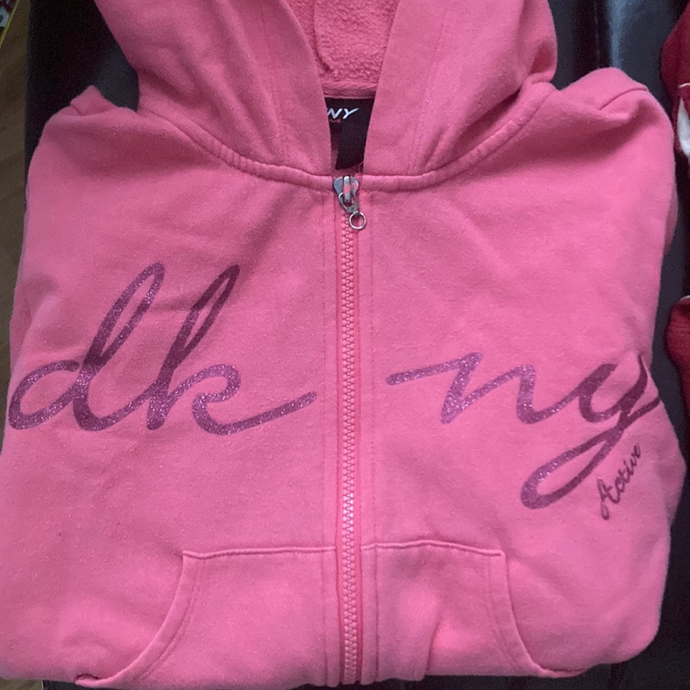 DKNY Pink Zip-up Jacket